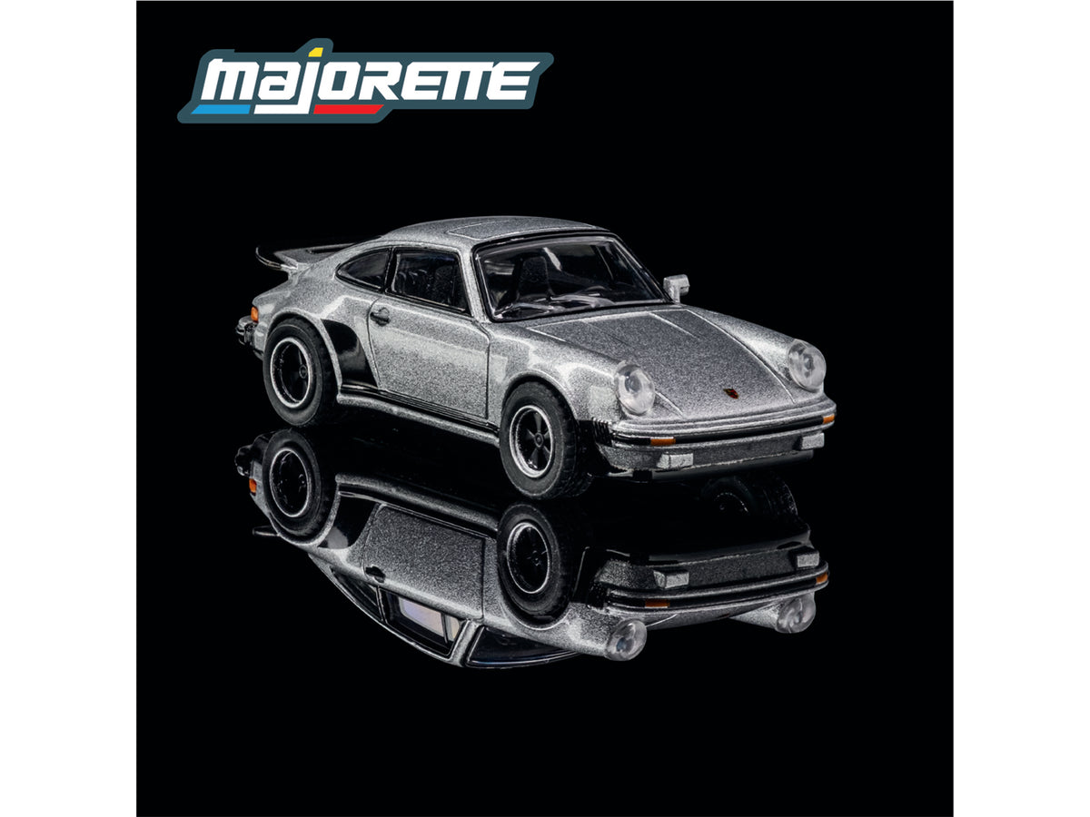 1975 Porsche 930 Turbo Silver Metallic "Collection" Series 1/64 Diecast Model Car