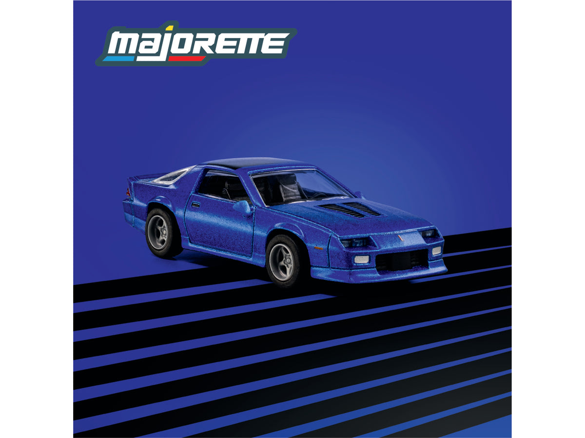 1985 Chevrolet Camaro Blue Metallic with Black Top "Collection" Series 1/64 Diecast Model Car
