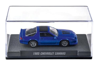 1985 Chevrolet Camaro Blue Metallic with Black Top "Collection" Series 1/64 Diecast Model Car