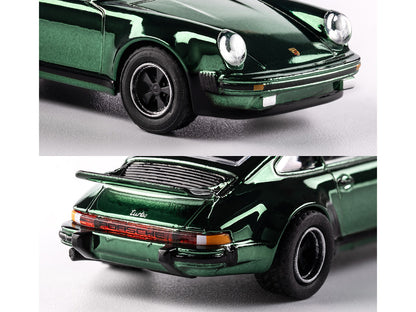 1975 Porsche 930 Turbo Green Metallic "Collection" Series 1/64 Diecast Model Car