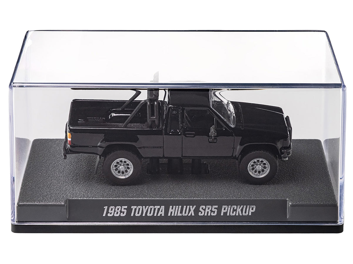 1985 Toyota Hilux SR5 Pickup Truck Black "Collection" Series 1/64 Diecast Model Car
