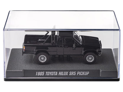 1985 Toyota Hilux SR5 Pickup Truck Black "Collection" Series 1/64 Diecast Model Car