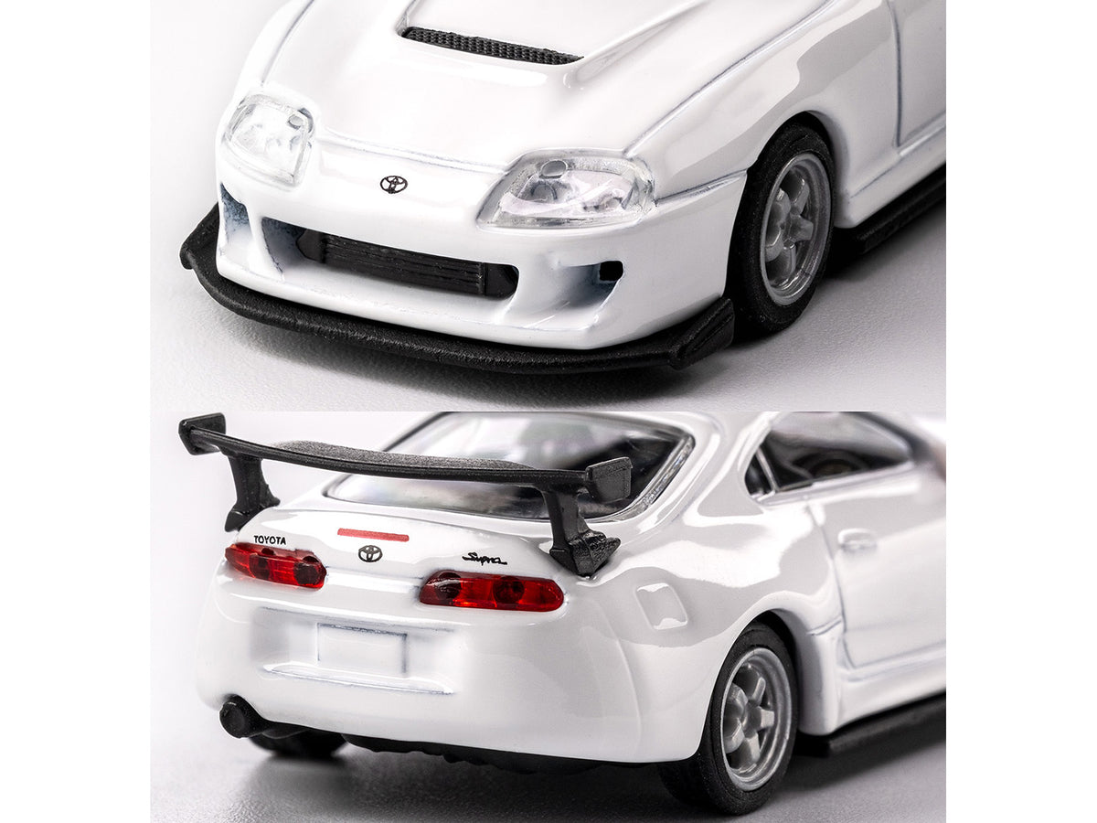 1995 Toyota Supra RHD (Right Hand Drive) White "Collection" Series 1/64 Diecast Model Car