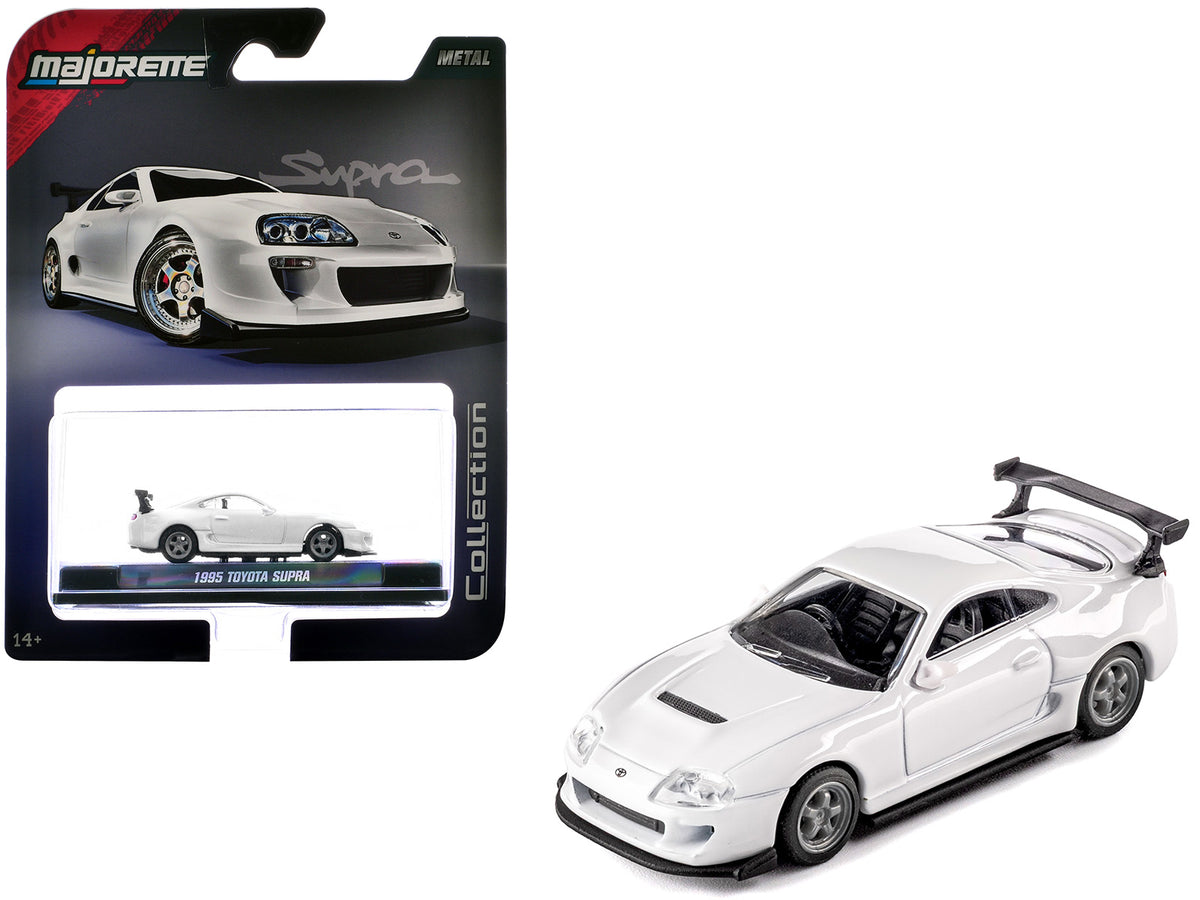 1995 Toyota Supra RHD (Right Hand Drive) White "Collection" Series 1/64 Diecast Model Car
