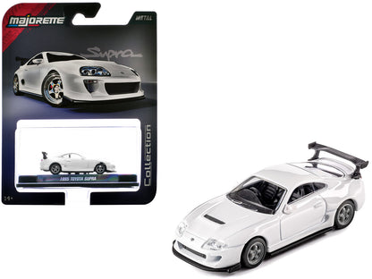 1995 Toyota Supra RHD (Right Hand Drive) White "Collection" Series 1/64 Diecast Model Car
