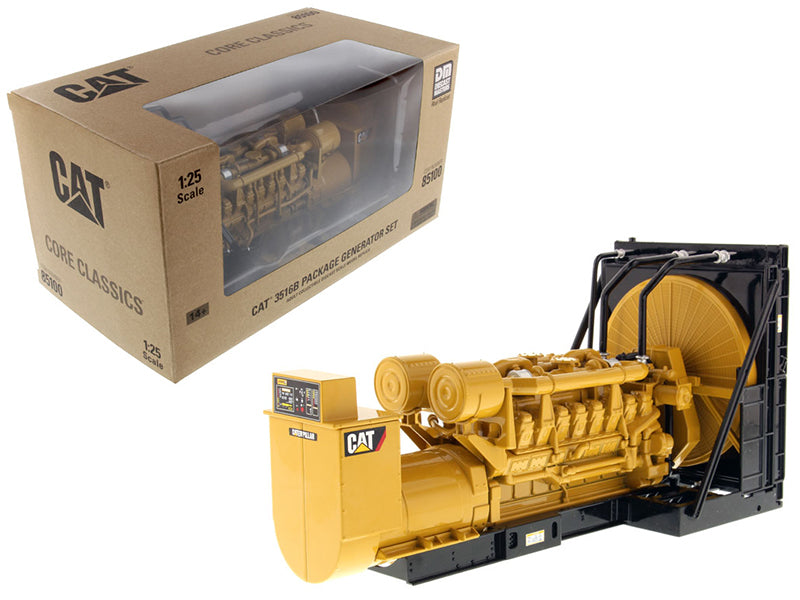 CAT Caterpillar 3516B Engine Generator 3 piece Set "Core Classic" Series 1/25 Diecast Model
