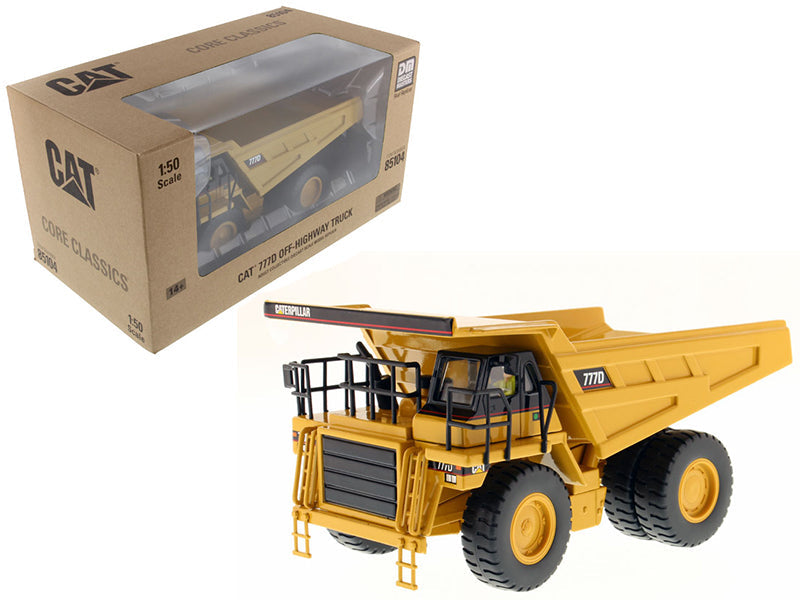 CAT Caterpillar 777D Off Highway Dump Truck with Operator "Core Classics Series" 1/50 Diecast Model