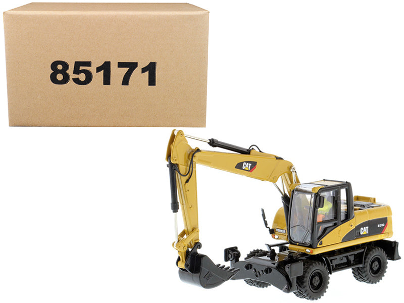 CAT Caterpillar M316D Wheel Excavator with Operator "Core Classics Series" 1/50 Diecast Model