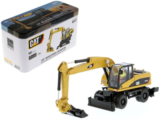CAT Caterpillar M318D Wheeled Excavator with Operator "High Line" Series 1/87 (HO) Scale Diecast Model