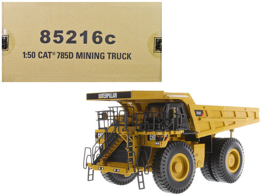 CAT Caterpillar 785D Mining Truck Yellow with Operator "Core Classics" Series 1/50 Diecast Model