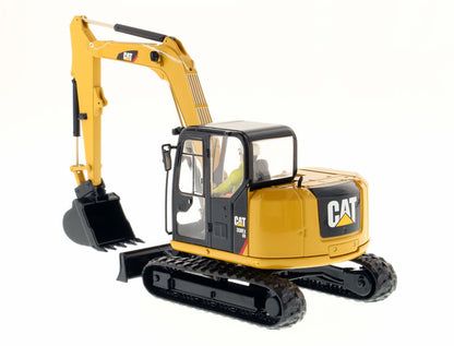 CAT Caterpillar 308E2 CR SB Mini Hydraulic Excavator with Working Tools and Operator "Core Classics" Series 1/32 Diecast Model