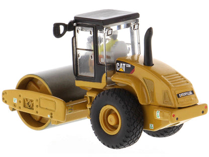CAT Caterpillar CS56 Smooth Drum Vibratory Soil Compactor with Operator "High Line" Series 1/87 (HO) Scale Diecast Model