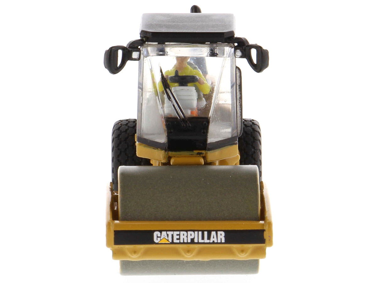 CAT Caterpillar CS56 Smooth Drum Vibratory Soil Compactor with Operator "High Line" Series 1/87 (HO) Scale Diecast Model