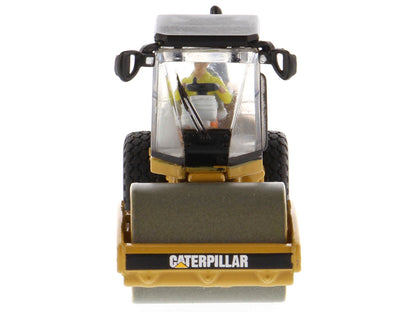 CAT Caterpillar CS56 Smooth Drum Vibratory Soil Compactor with Operator "High Line" Series 1/87 (HO) Scale Diecast Model