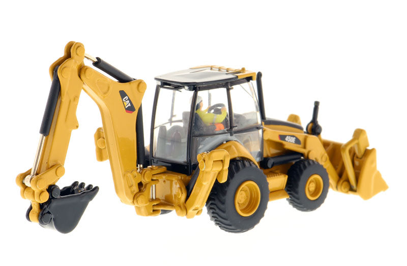 CAT Caterpillar 450E Backhoe Loader with Operator "High Line" Series 1/87 (HO) Scale Diecast Model