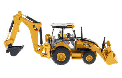 CAT Caterpillar 450E Backhoe Loader with Operator "High Line" Series 1/87 (HO) Scale Diecast Model