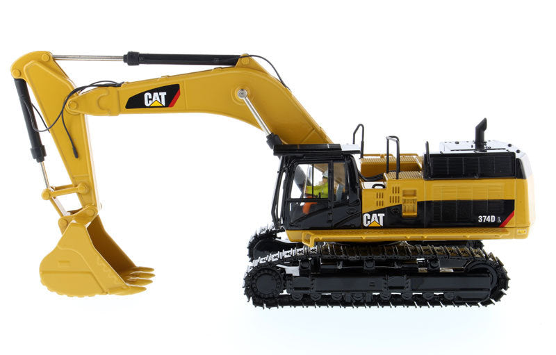 CAT Caterpillar 374D L Hydraulic Excavator with Operator "High Line" Series 1/50 Diecast Model