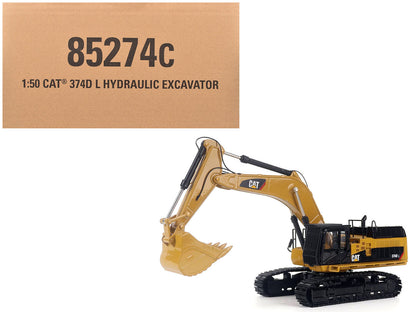 CAT Caterpillar 374D L Hydraulic Excavator Yellow "Core Classics" Series 1/50 Diecast Model