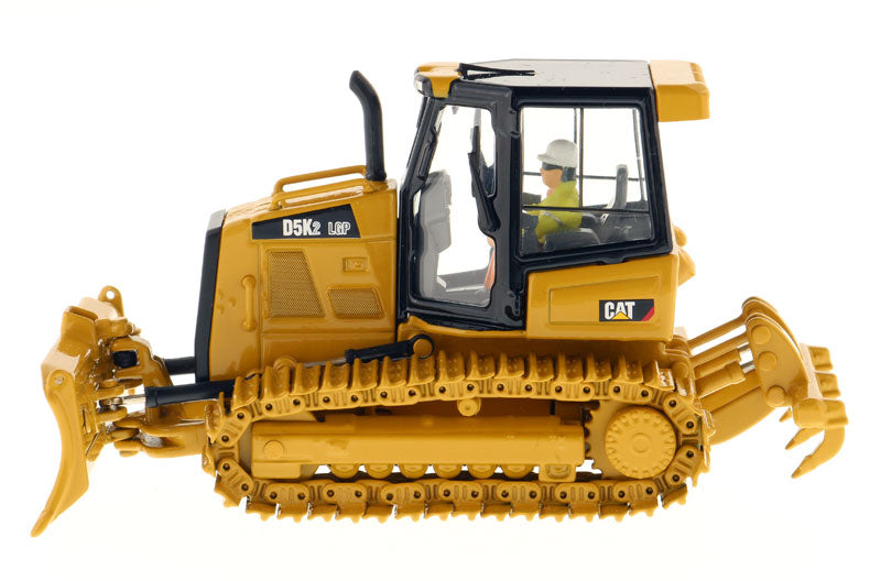 CAT Caterpillar D5K2 LGP Track Type Tractor Dozer with Ripper and Operator "High Line" Series 1/50 Diecast Model