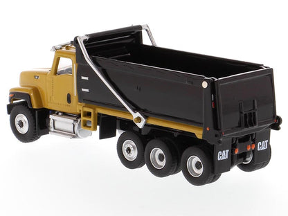 CAT Caterpillar CT681 Dump Truck Yellow and Black "High Line" Series 1/87 (HO) Scale Diecast Model