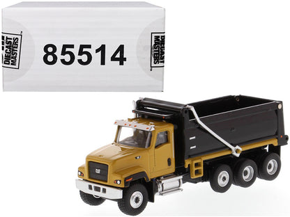 CAT Caterpillar CT681 Dump Truck Yellow and Black "High Line" Series 1/87 (HO) Scale Diecast Model