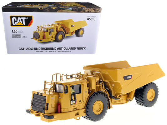 CAT Caterpillar AD60 Articulated Underground Truck with Operator "High Line Series" 1/50 Diecast Model