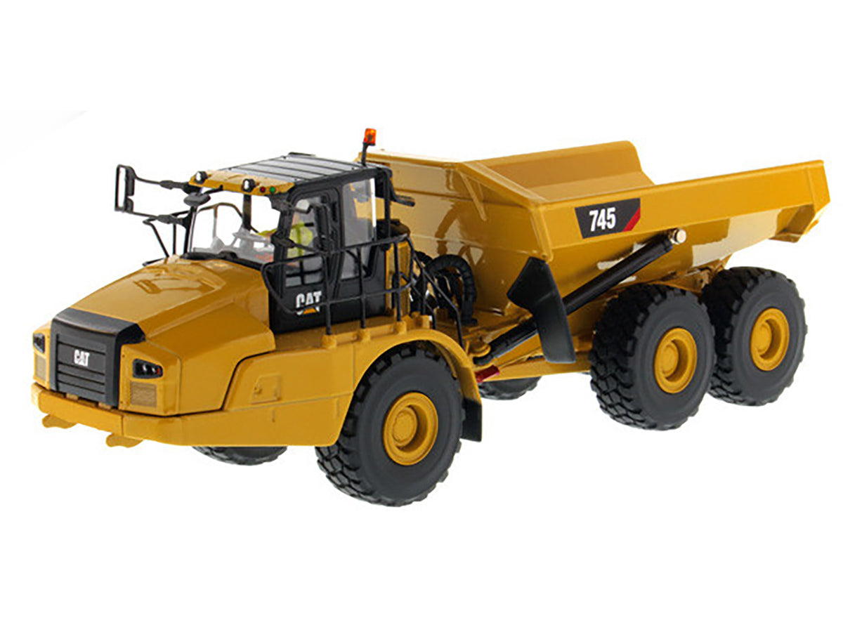 CAT Caterpillar 745 Articulated Dump Truck with Removable Operator "High Line" Series 1/50 Diecast Model