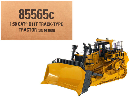 Cat Caterpillar D11T Track Type Tractor Dozer "JEL" Design with Operator "Core Classics" Series 1/50 Diecast Model