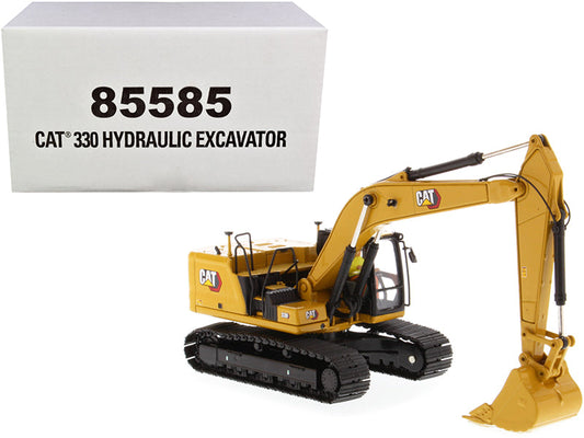 Cat Caterpillar 330 Hydraulic Excavator Next Generation with Operator "High Line Series" 1/50 Diecast Model