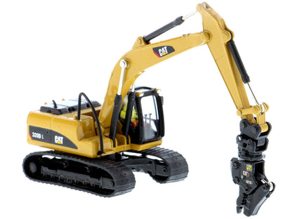 CAT Caterpillar 320D L Hydraulic Excavator with Multiple Work Tools and Operator "High Line" Series 1/87 (HO) Scale Diecast Model