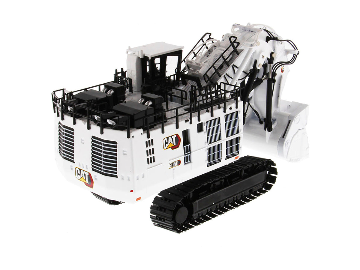 CAT Caterpillar 6060 Hydraulic Mining Front Shovel Coal Configuration White "High Line Series" 1/87 (HO) Scale Diecast Model