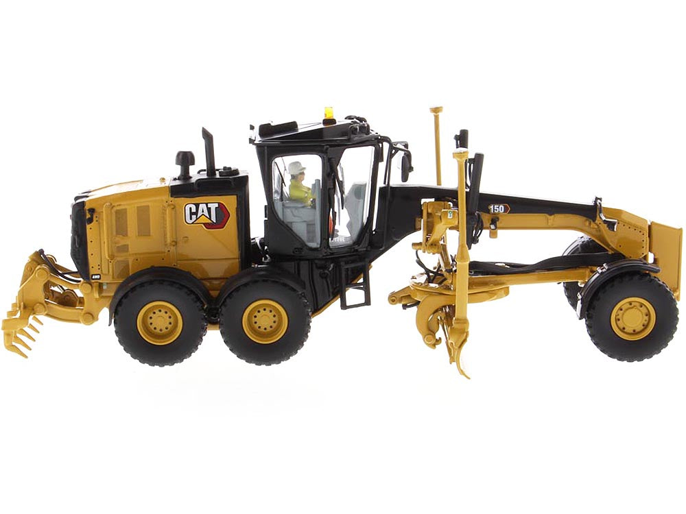 CAT Caterpillar 150 Motor Grader with Operator "High Line Series" 1/50 Diecast Model