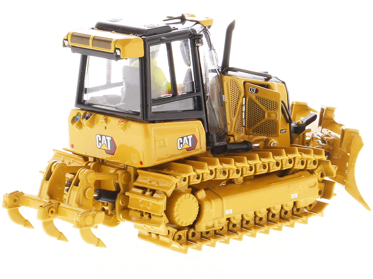 CAT Caterpillar D3 Track Type Dozer with Operator "High Line" Series 1/50 Diecast Model