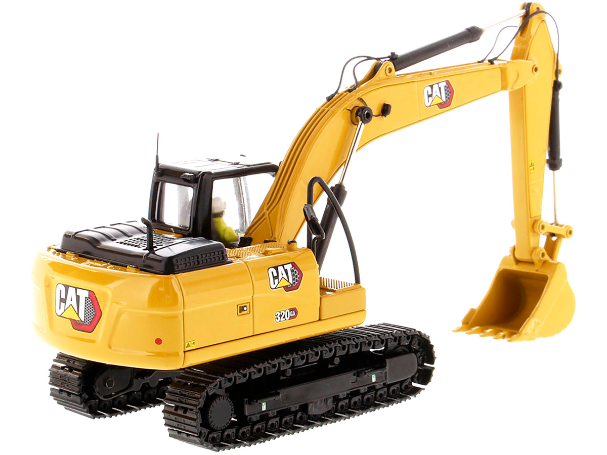 CAT Caterpillar 320 GX Hydraulic Excavator with Operator "High Line" Series 1/50 Diecast Model