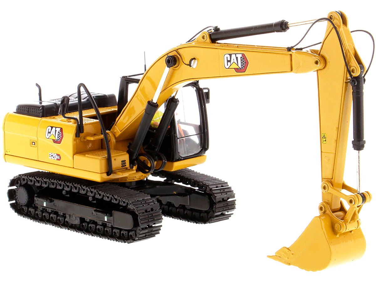 CAT Caterpillar 320 GX Hydraulic Excavator with Operator "High Line" Series 1/50 Diecast Model