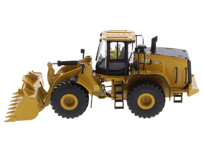 CAT Caterpillar 966 GC Wheel Loader Yellow with Operator "High Line Series" 1/50 Diecast Model