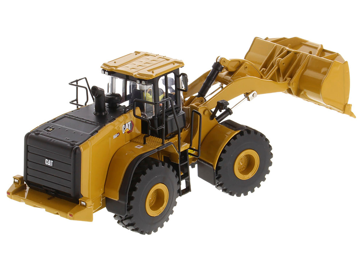 CAT Caterpillar 966 GC Wheel Loader Yellow with Operator "High Line Series" 1/50 Diecast Model