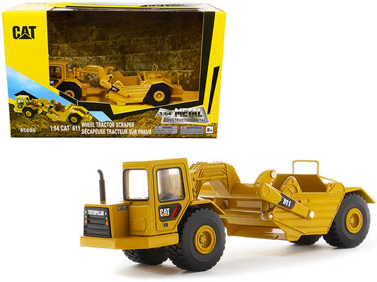 CAT Caterpillar 611 Wheel Tractor Scraper "Play & Collect!" Series 1/64 Diecast Model