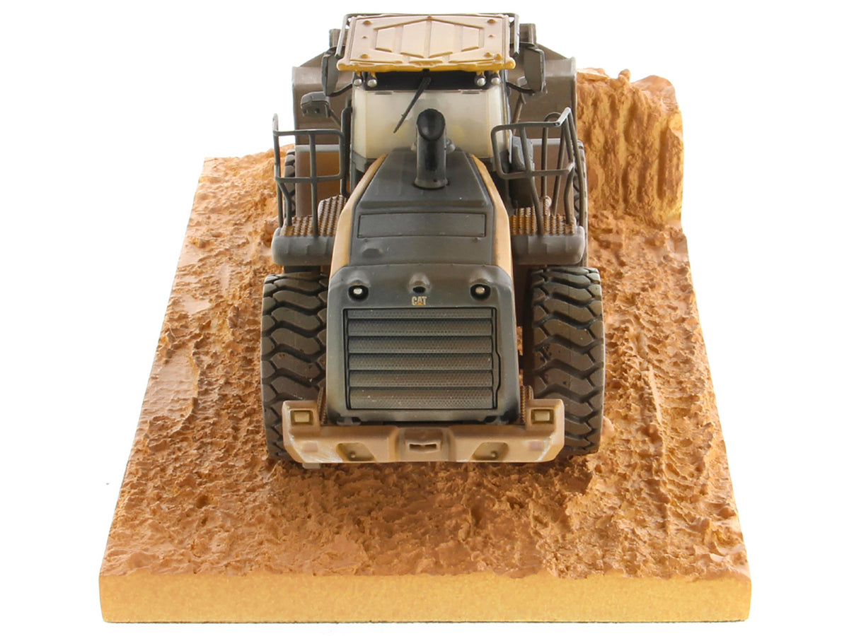 CAT Caterpillar 966M Wheel Loader with Operator (Dirty Version) "Weathered" Series 1/50 Diecast Model