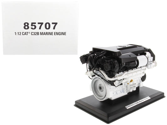 CAT Caterpillar C32B Marine Engine Replica "High Line Series" 1/12 Diecast Model