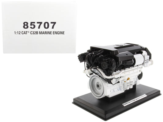CAT Caterpillar C32B Marine Engine Replica "High Line Series" 1/12 Diecast Model