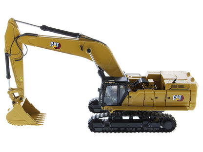 CAT Caterpillar 395 Next Generation Hydraulic Excavator (General Purpose Version) Yellow with Operator and Additional Tools "High Line" Series 1/50 Diecast Model