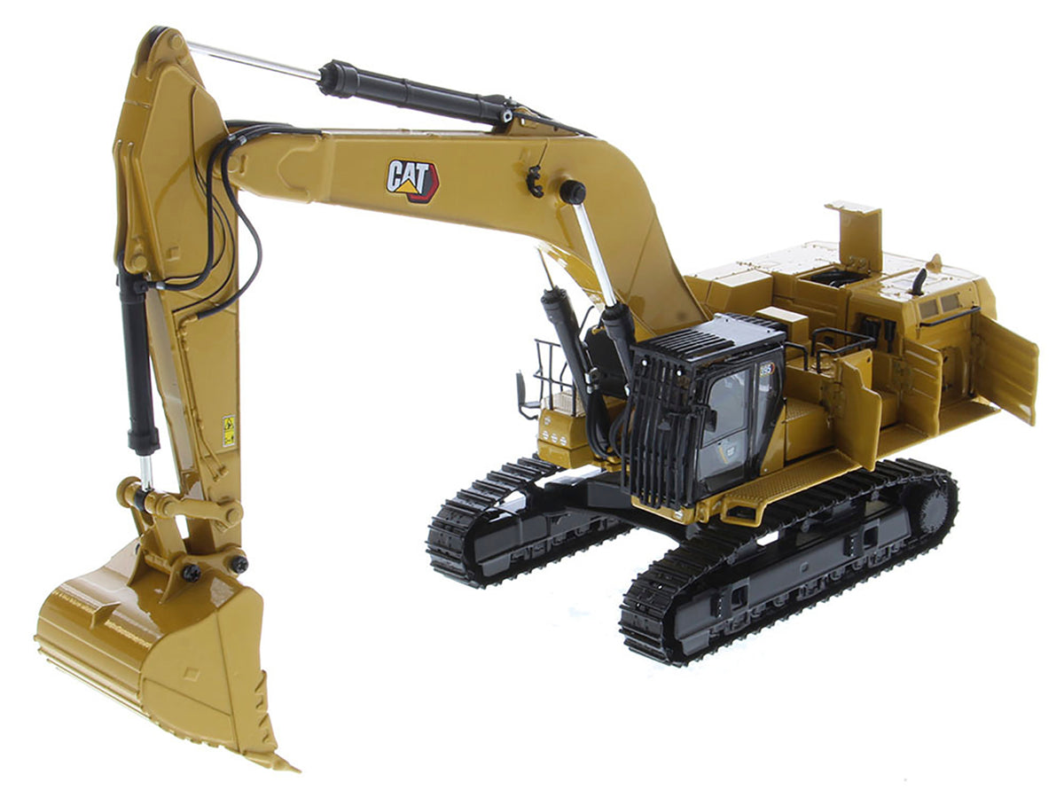 CAT Caterpillar 395 Next Generation Hydraulic Excavator (General Purpose Version) Yellow with Operator and Additional Tools "High Line" Series 1/50 Diecast Model