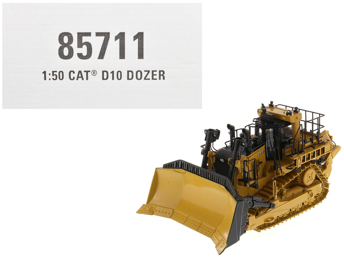 CAT Caterpillar D10 Track Type Dozer Yellow "High Line Series" 1/50 Diecast Model