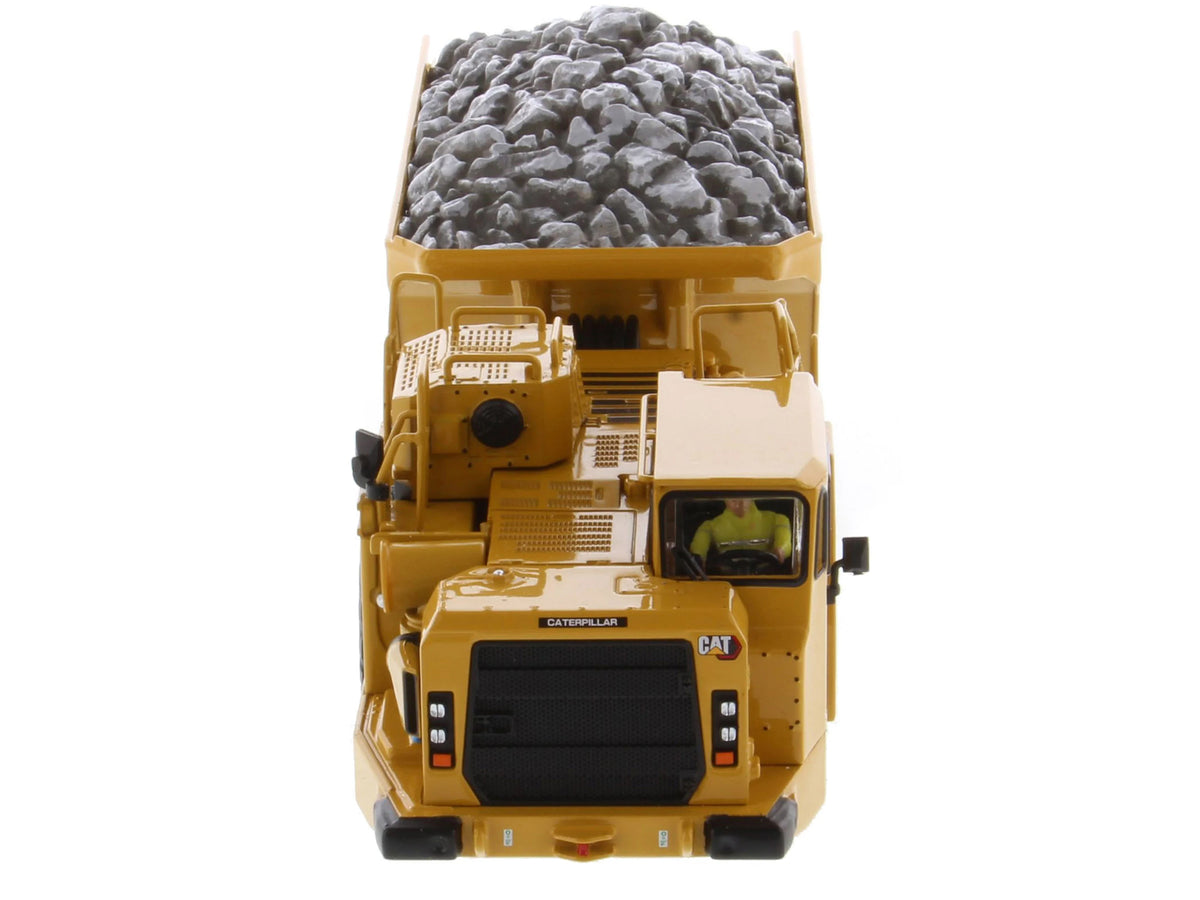 CAT Caterpillar AD45 Underground Articulated Truck Yellow "High Line" Series 1/50 Diecast Model