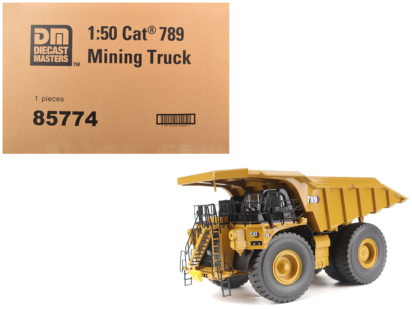 CAT Caterpillar 789 Mining Truck Yellow "High Line" Series 1/50 Diecast Model
