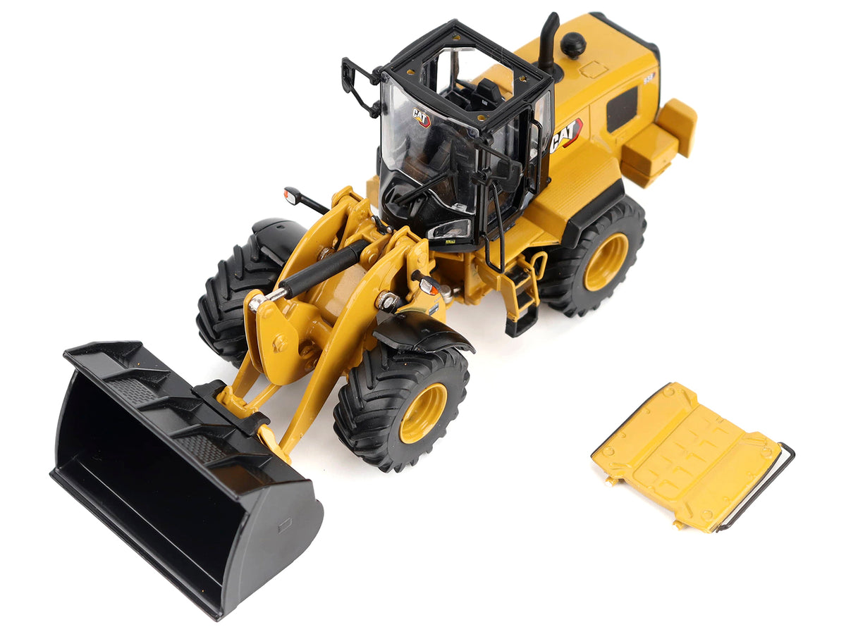 CAT Caterpillar 938 Wheel Loader with Operator Yellow "High Line" Series 1/50 Diecast Model