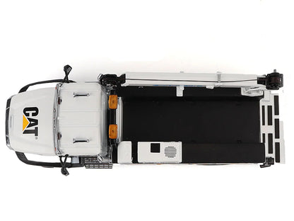 CAT Caterpillar CT660 Auto-Crane Titan 85 Truck with Miller EnPak White "Transport Series" 1/50 Diecast Model