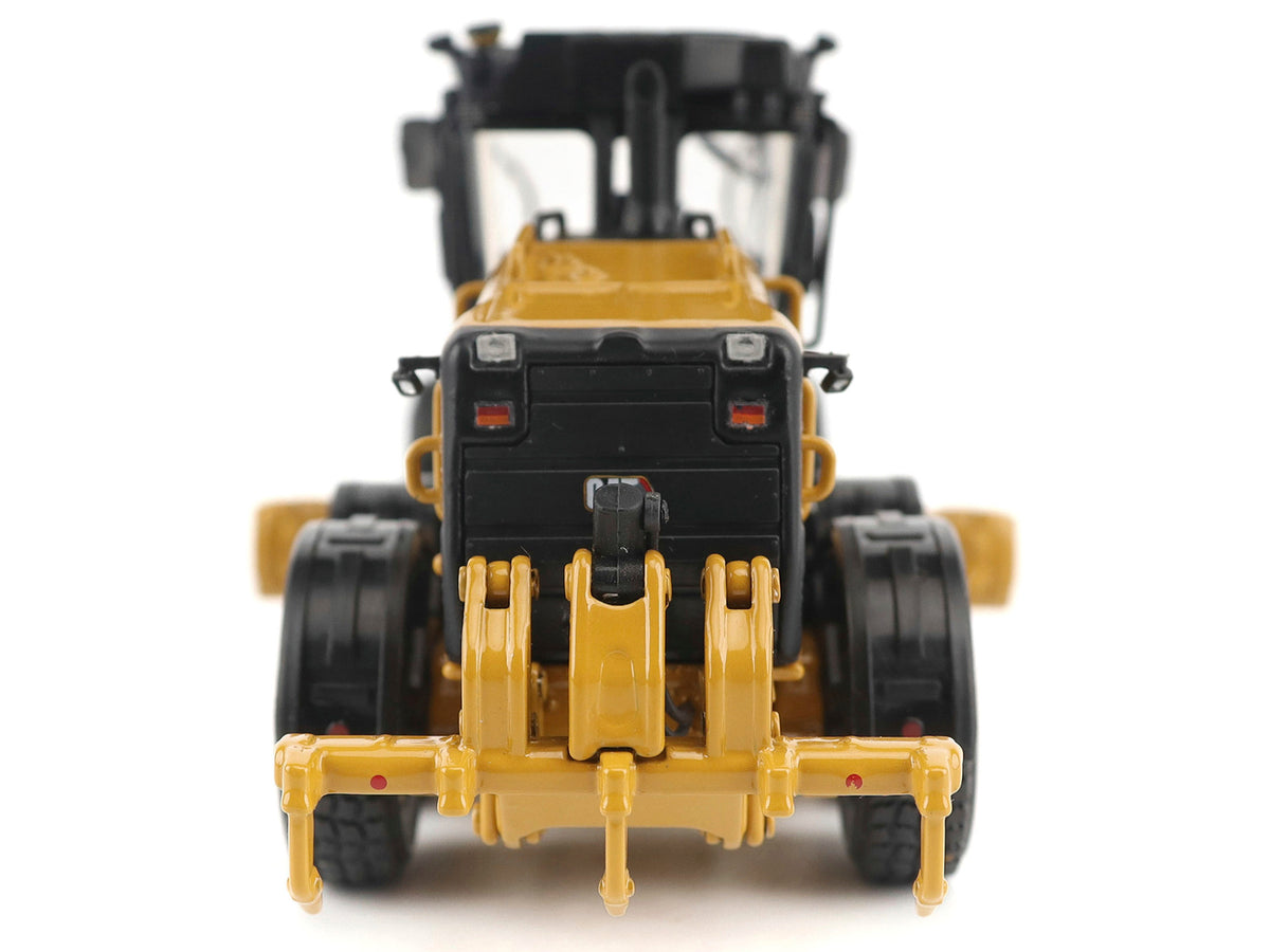 CAT Caterpillar 140 LVR Motor Grader Yellow with Black Top "High Line" Series 1/50 Diecast Model