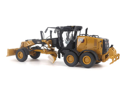 CAT Caterpillar 140 JOY Motor Grader Yellow with Black Top "High Line" Series 1/50 Diecast Model